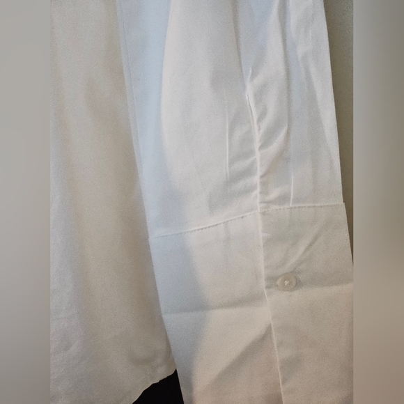 ๐ฃ Scoop Women's White Eyelet Button Down Long Sleeves Size Med ๐ Tags ๐ - Picture 7 of 7